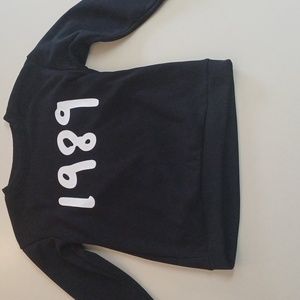 Classic Black 1989 Women's Sweatshirt